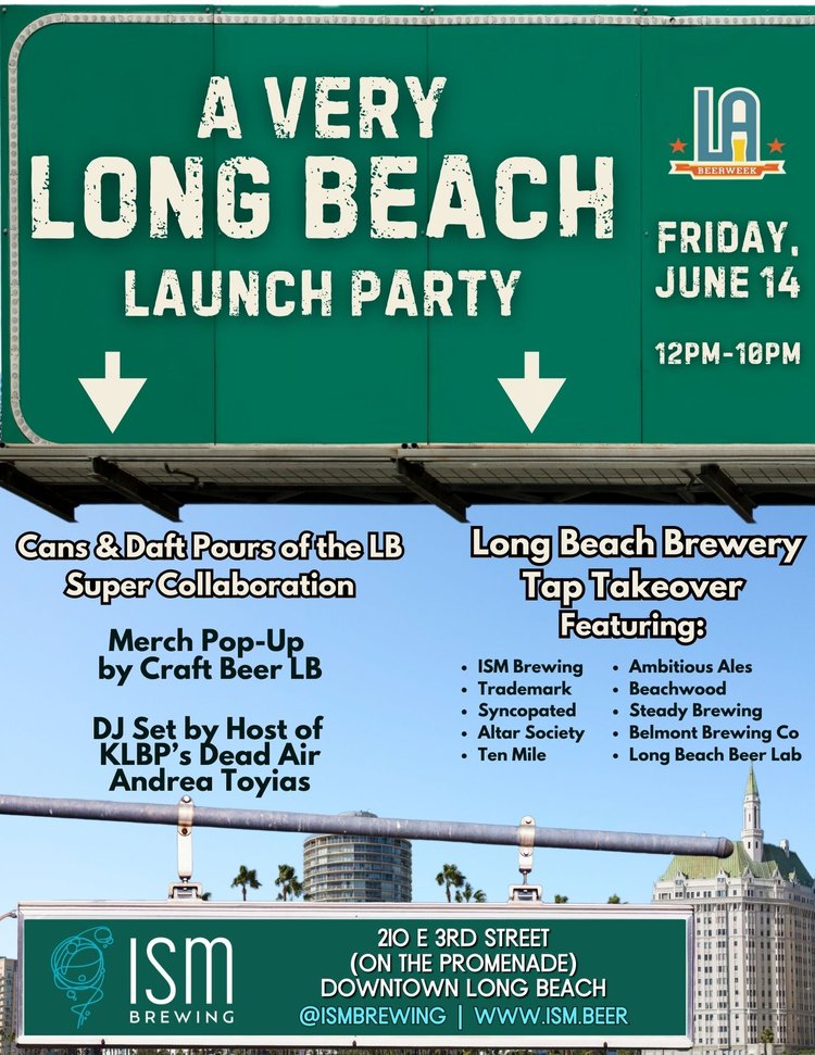 A Very Long Beach Launch Party flyer