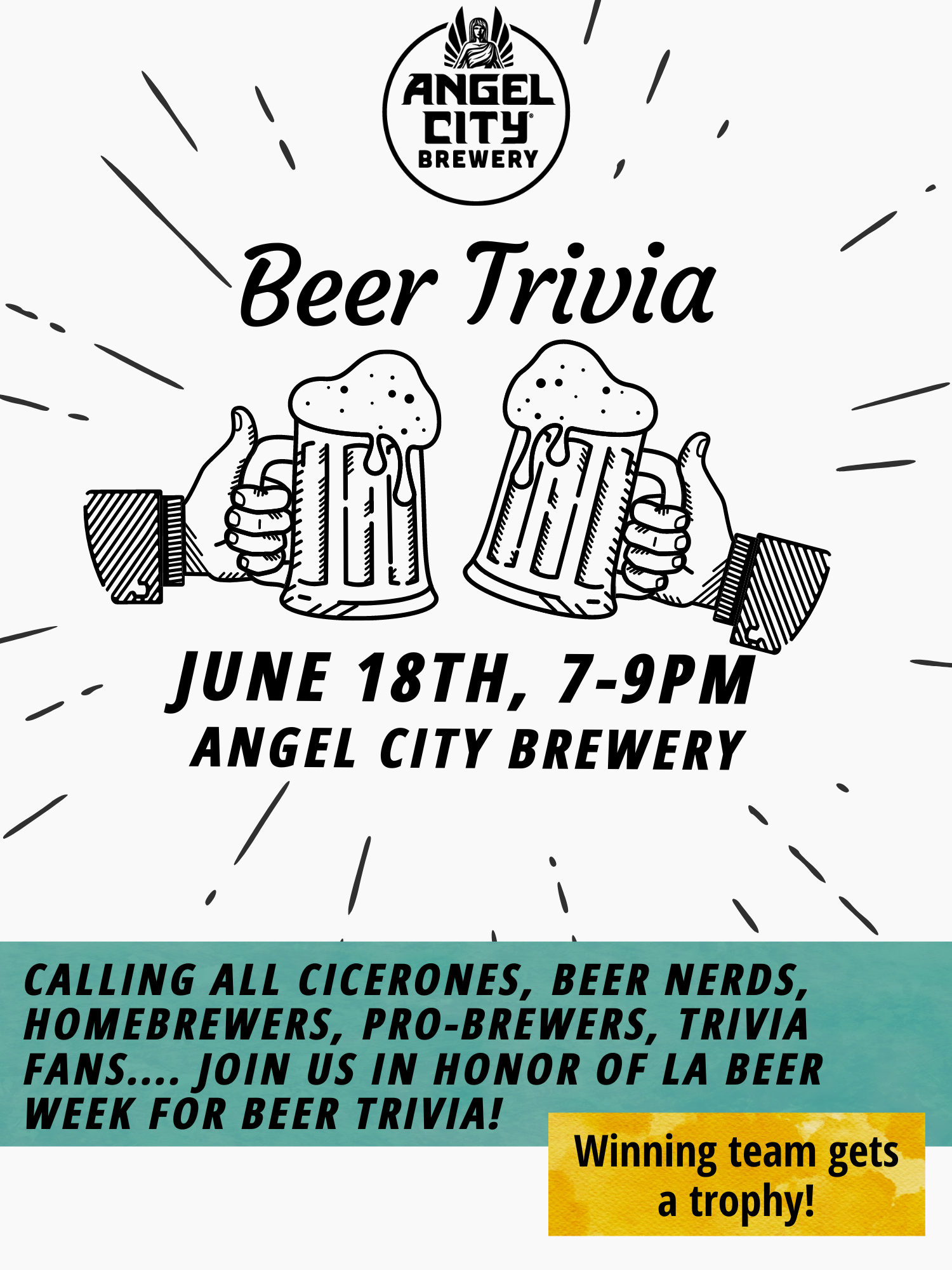 Beer Trivia at Angel City Brewery