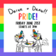 Drink & Draw Pride flyer