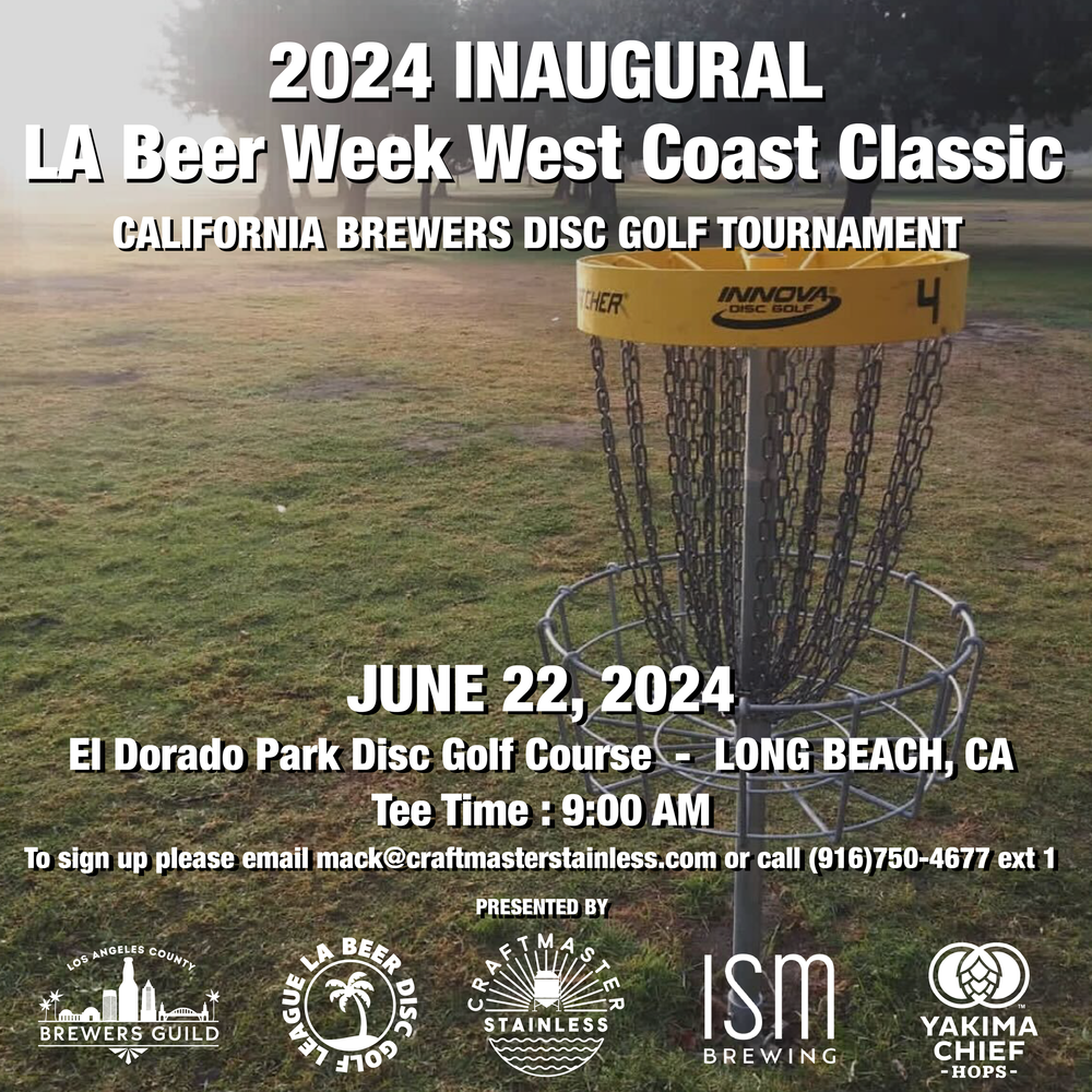 LA Beer Week West Coast Classic Disc Golf Tournament