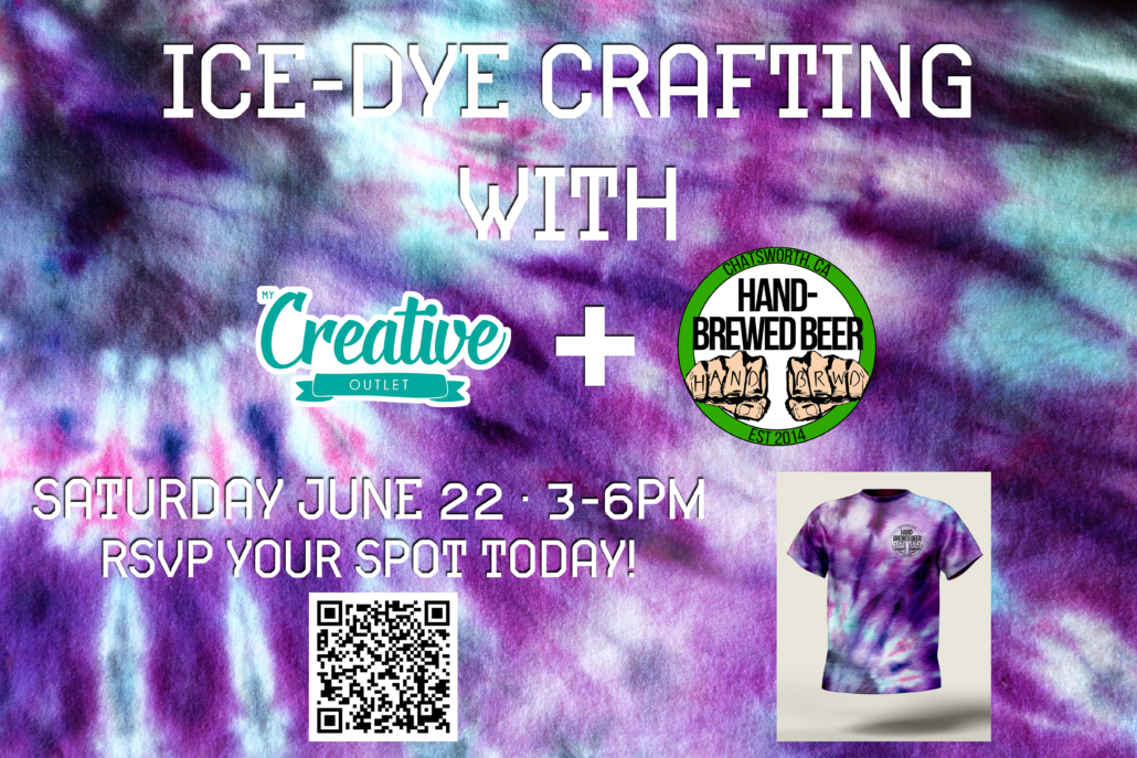 Ice Dye Crafting flyer