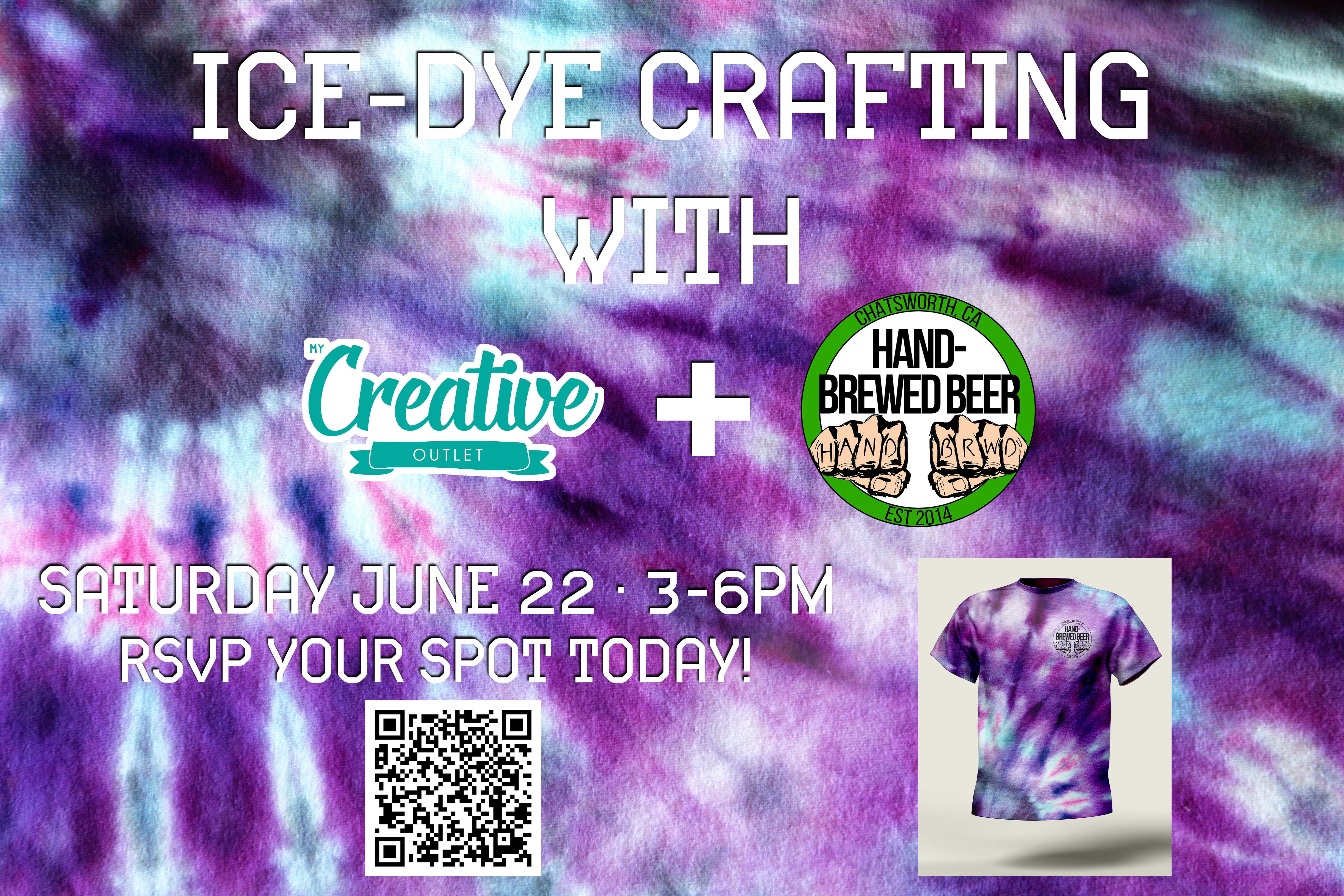 Ice Dye Crafting flyer