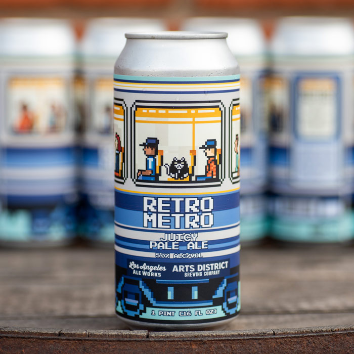 Retro Metro beer cans