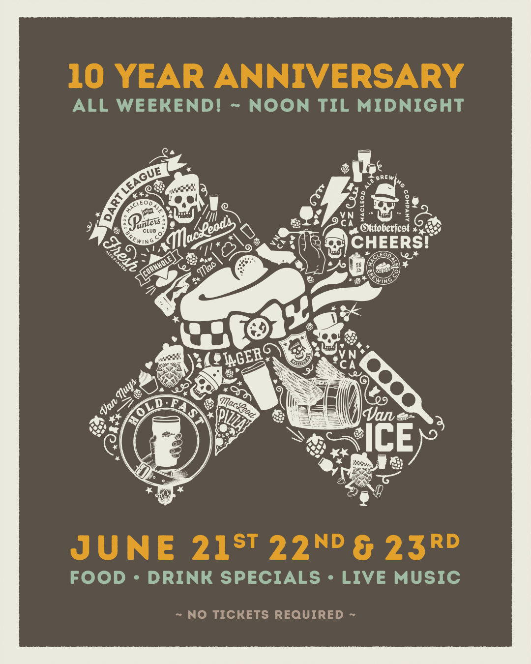 MacCleod 10th Anniversary Flyer