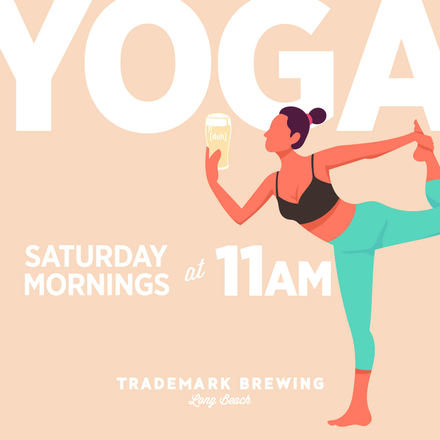 Brewery Yoga at Trademark Brewing LA County Brewers Guild
