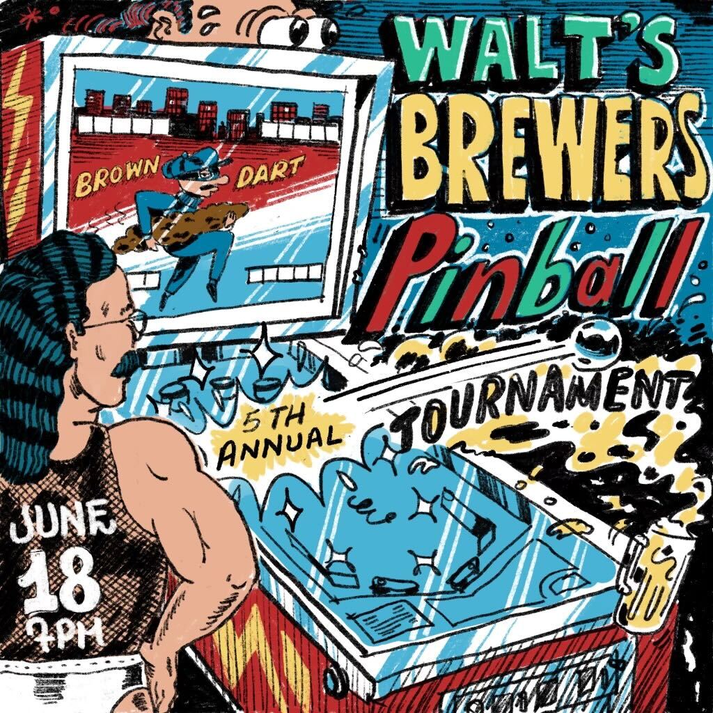 Walt's Bar - Brewer's Pinball Tournament