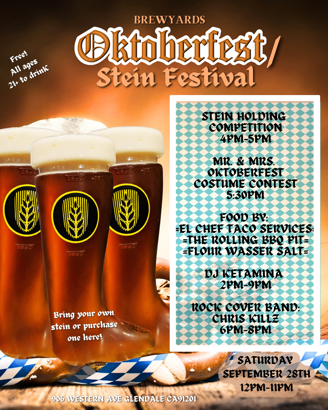 Oktoberfest at Brewyard Brewing