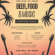 Beer, Food & Music flyer