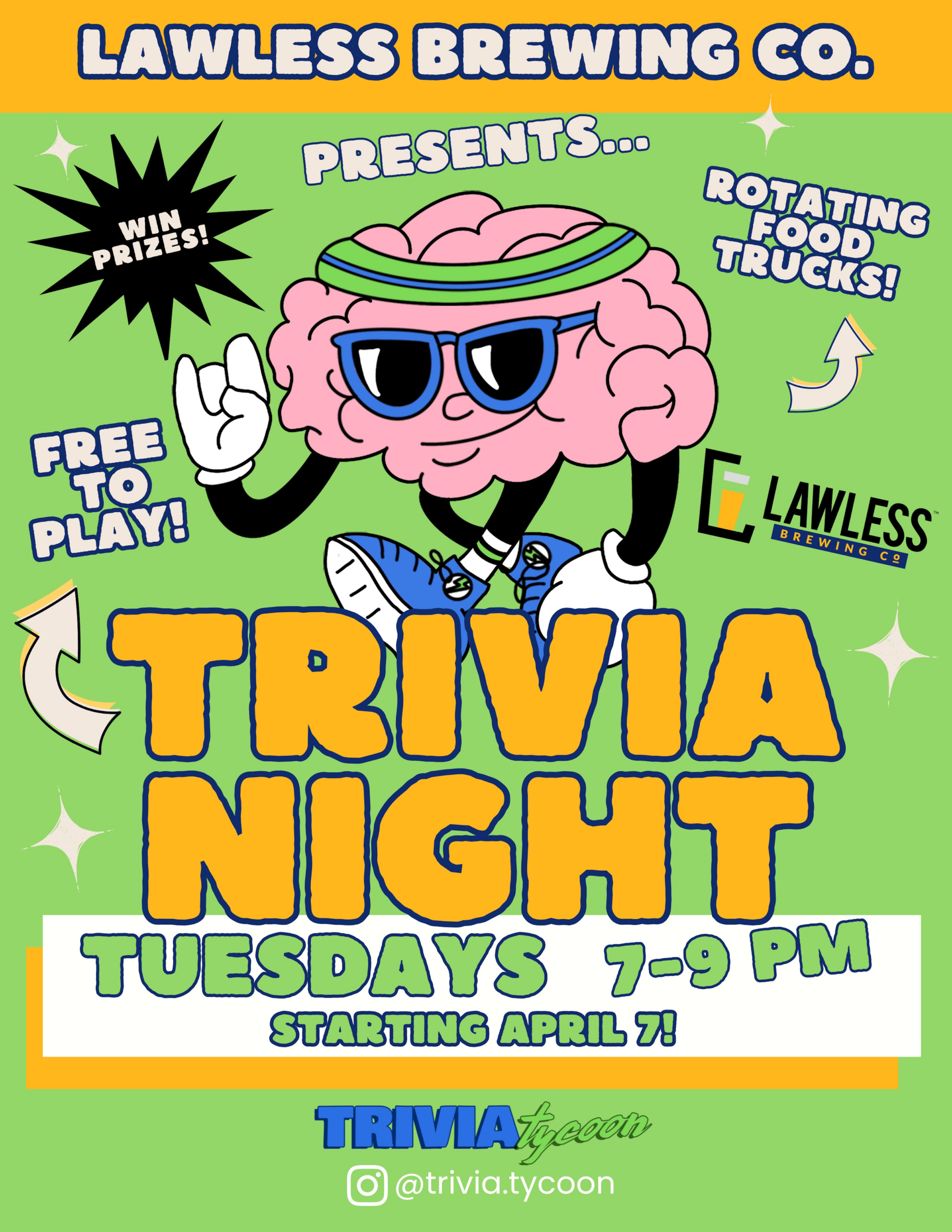Trivia night at Lawless