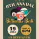 6th Annual Billiards Ball