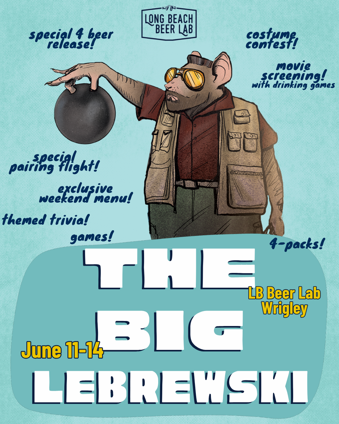 The Big Lebrewski at Long Beach Beer Lab