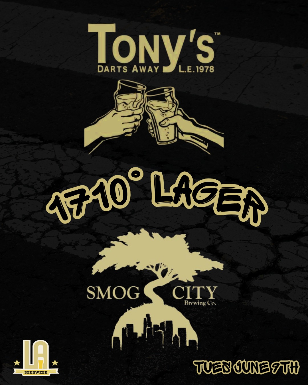 1710 Degree Lager w/ Smog City