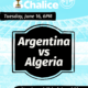 Argentina v Algeria at The Slice & Pint El Segundo