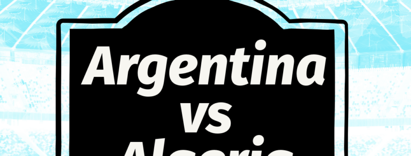 Argentina v Algeria at The Slice & Pint El Segundo
