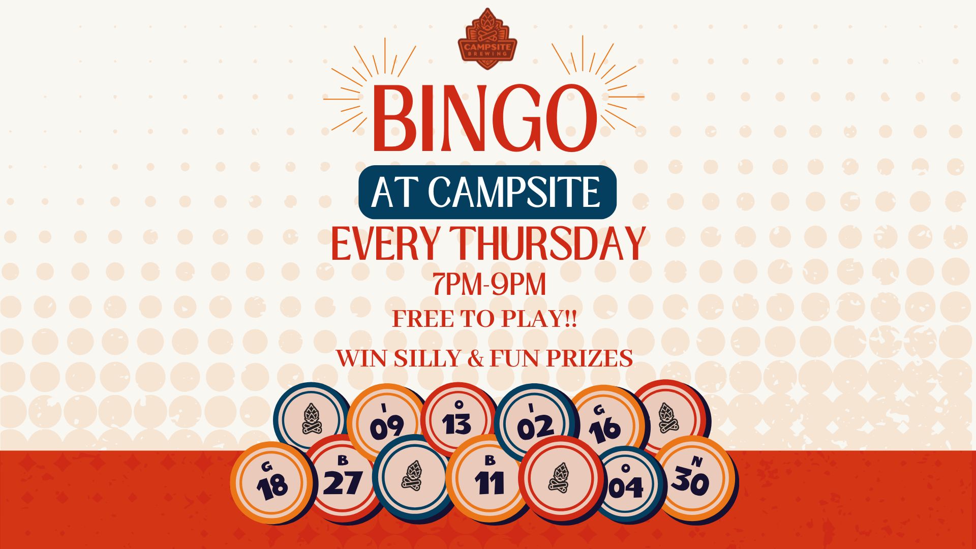 Bingo Night at Campsite Brewing Co