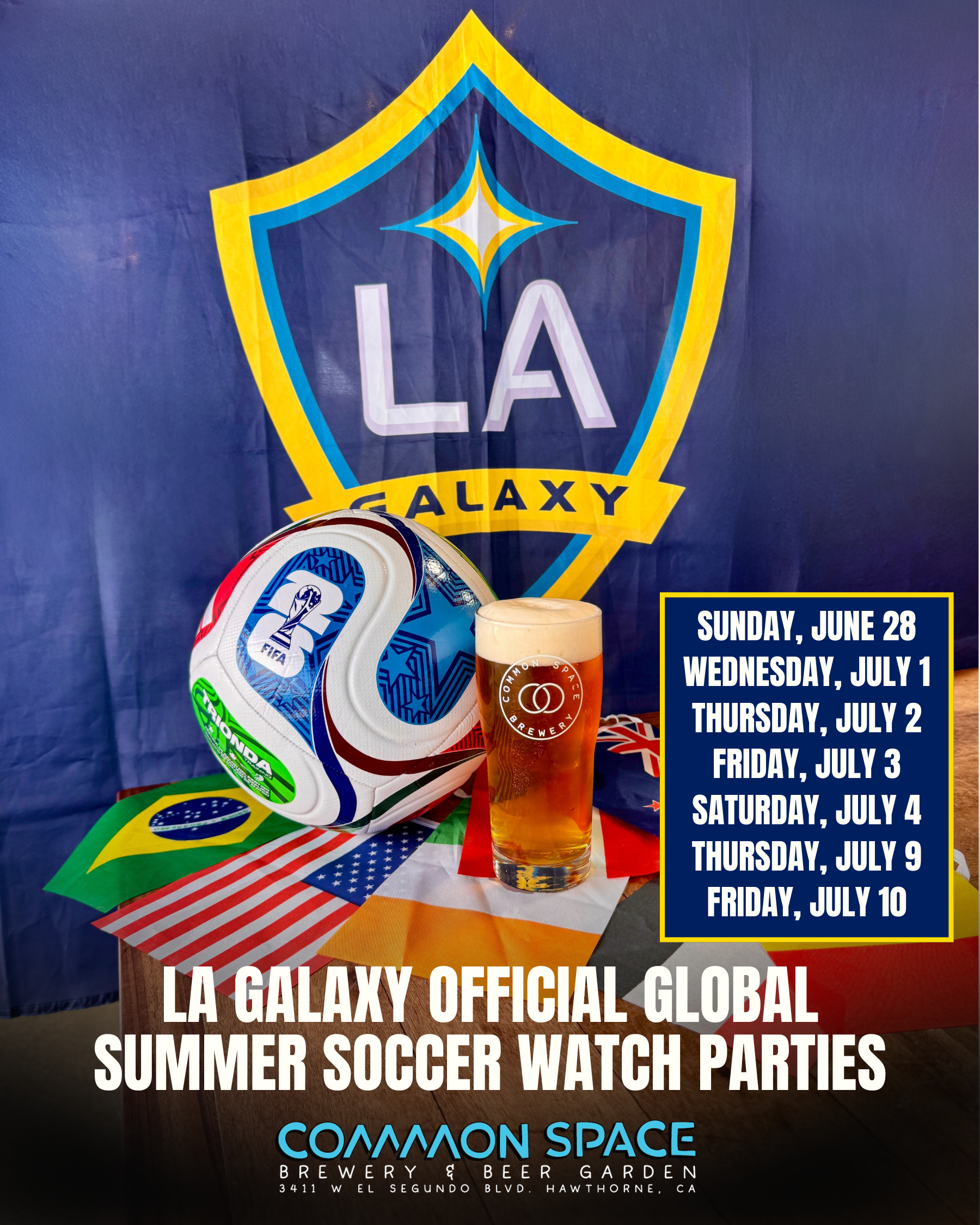 LA Galaxy x Common Space Watch Parties