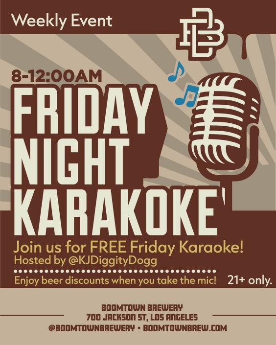 Friday Night Karaoke at Boomtown Brewery