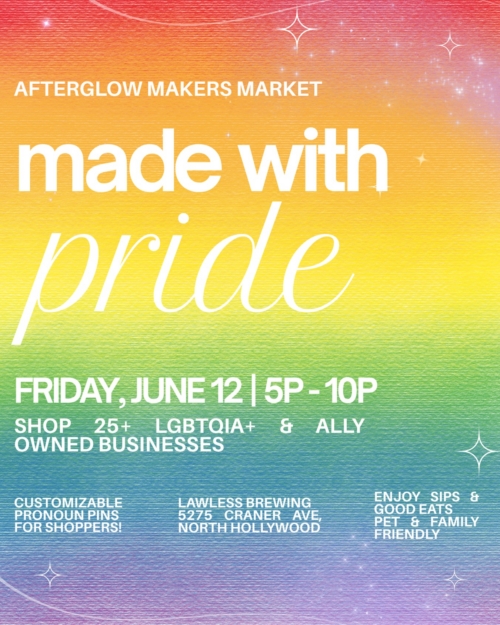 Made with Pride market at Lawless Brewing Co
