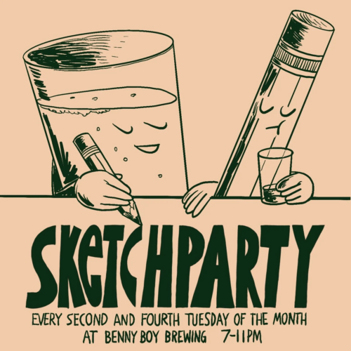 Sketch Party at Benny Boy Brewing