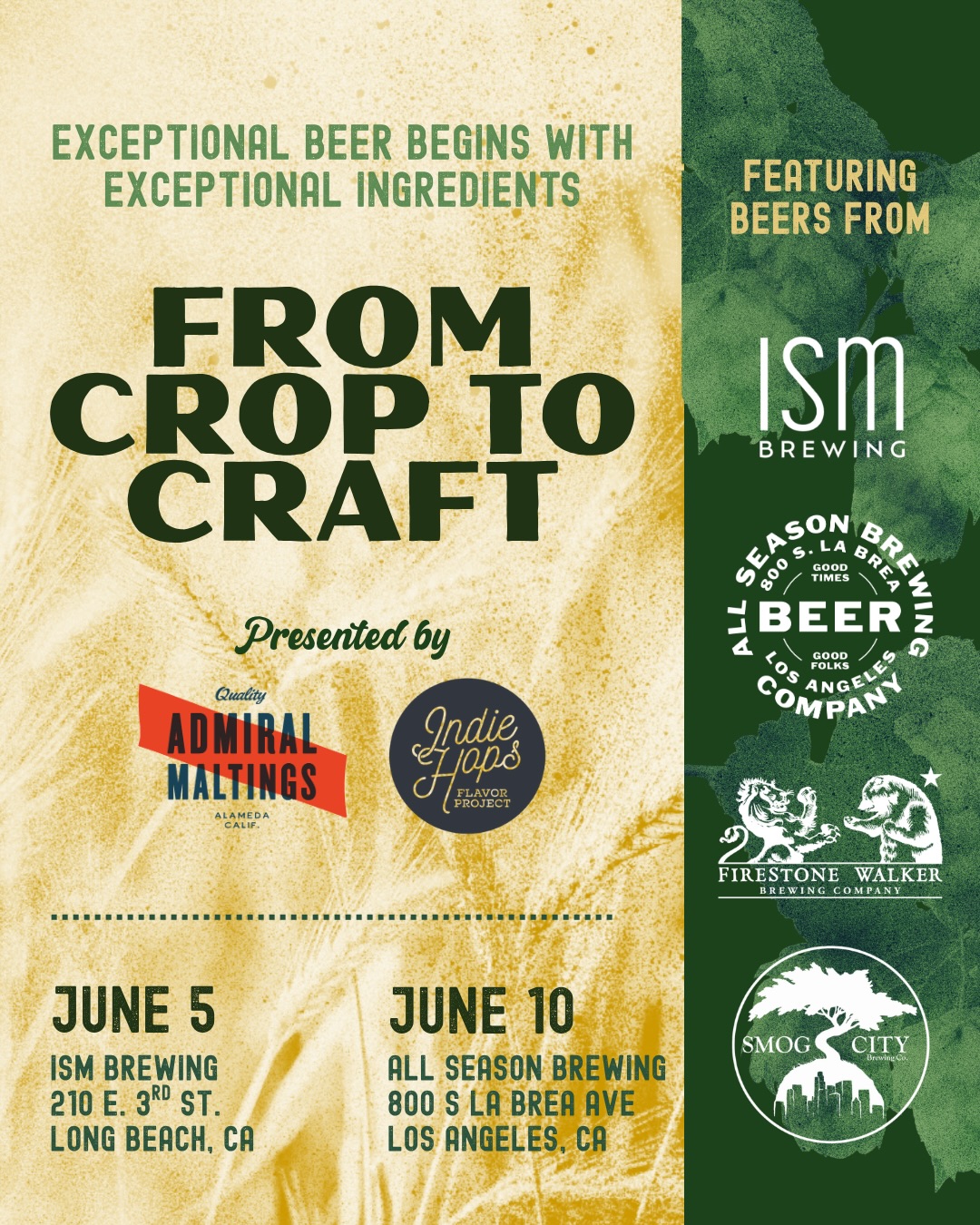 From Crop to Craft