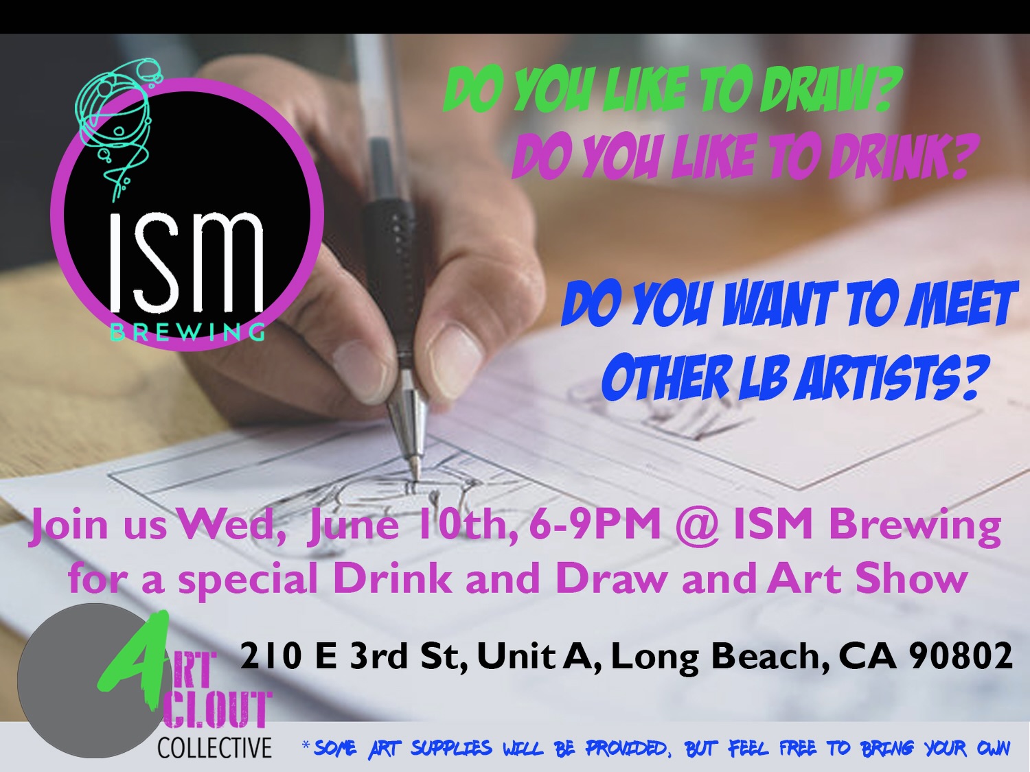 Drink and Draw at ISM Brewing