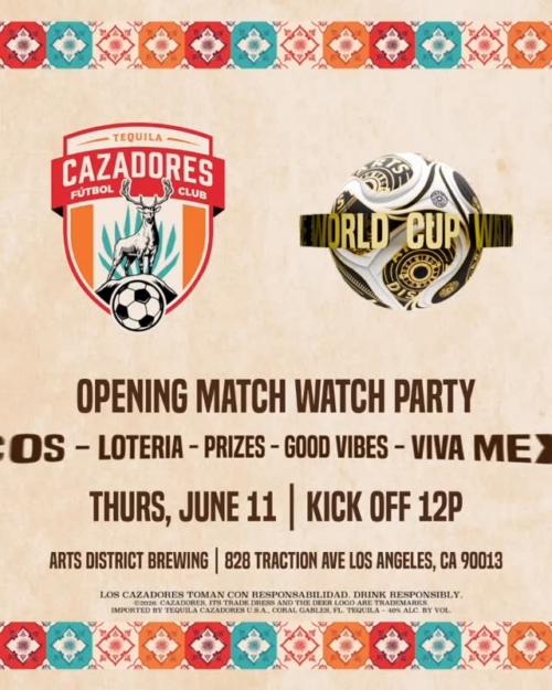 Opening Match Watch Party at Arts District Brewing