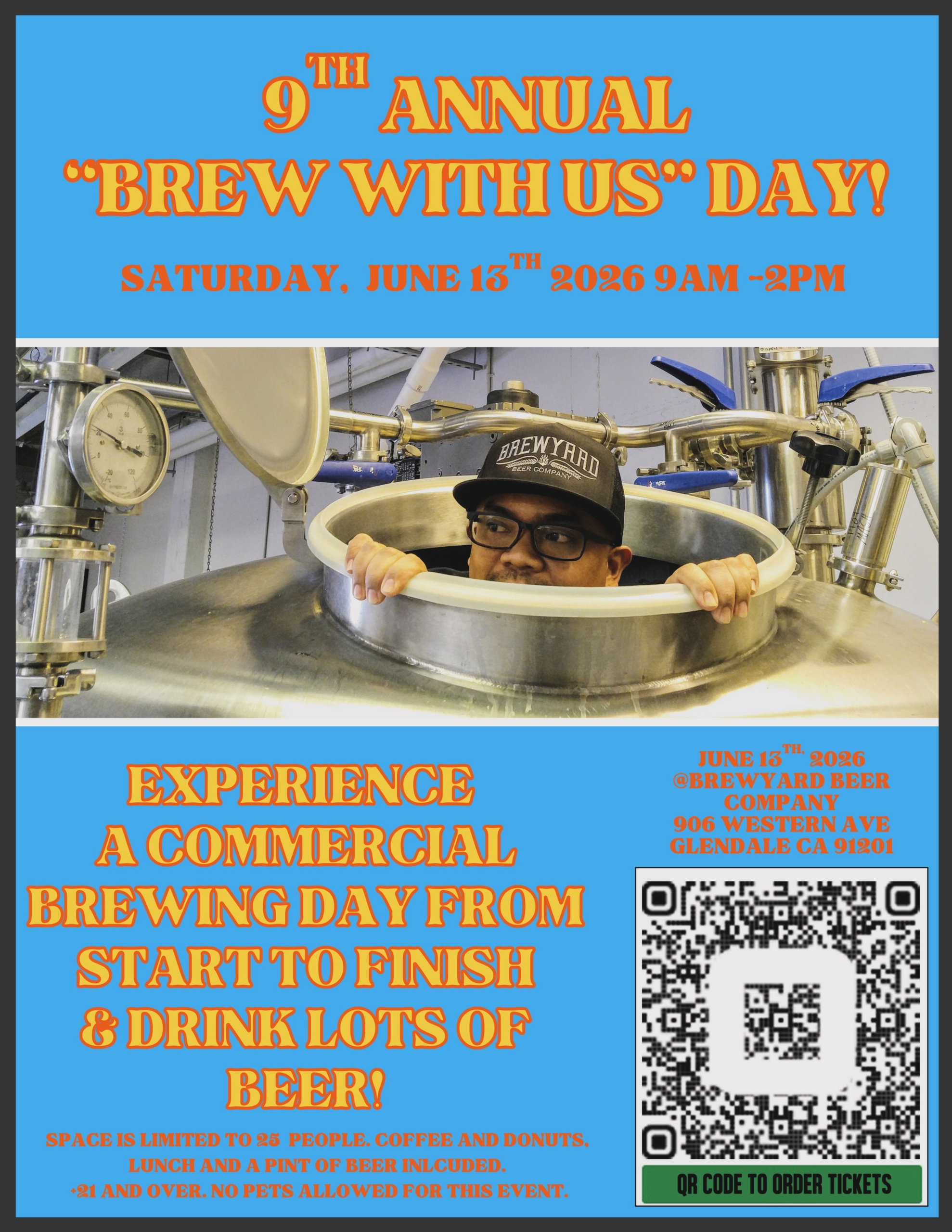 9th Annual "Brew with us" Day at Brewyard