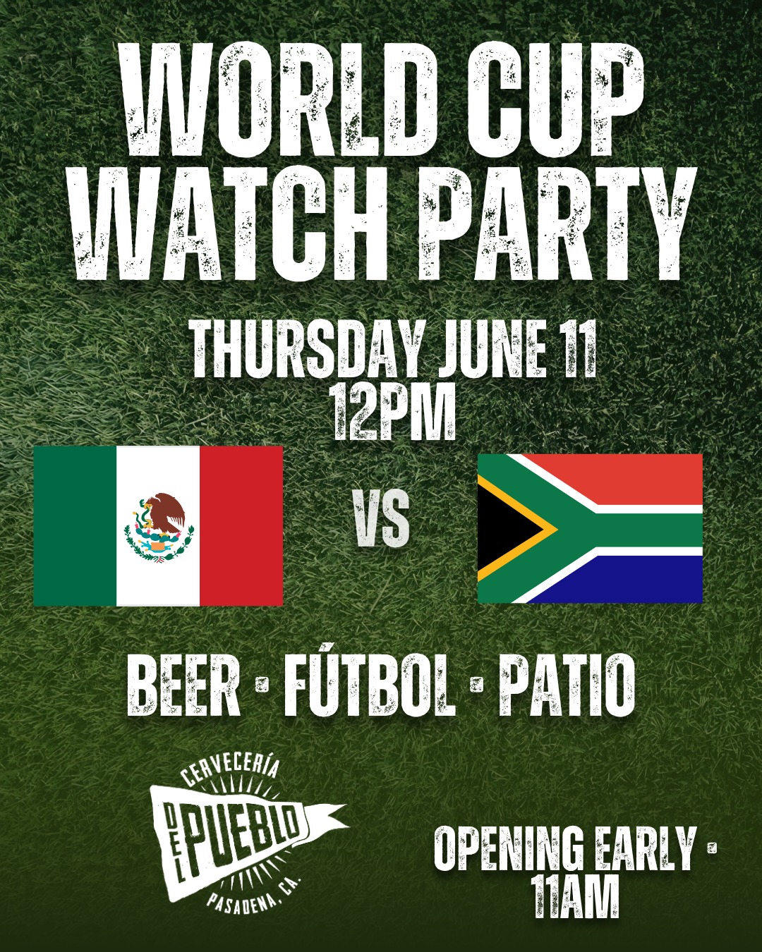 World Cup Watch Party at Cervercer&iacute;a Del Pueblo