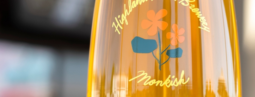 Highland Park Brewery + Monkish glass with beer