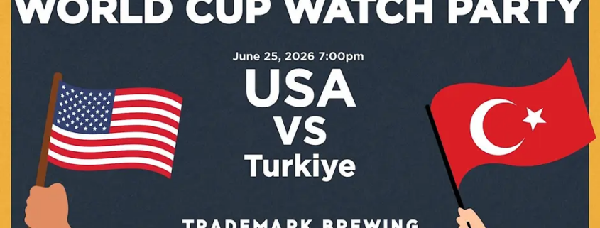 World Cup Watch Party: USA vs Turkiye at Trademark Brewing