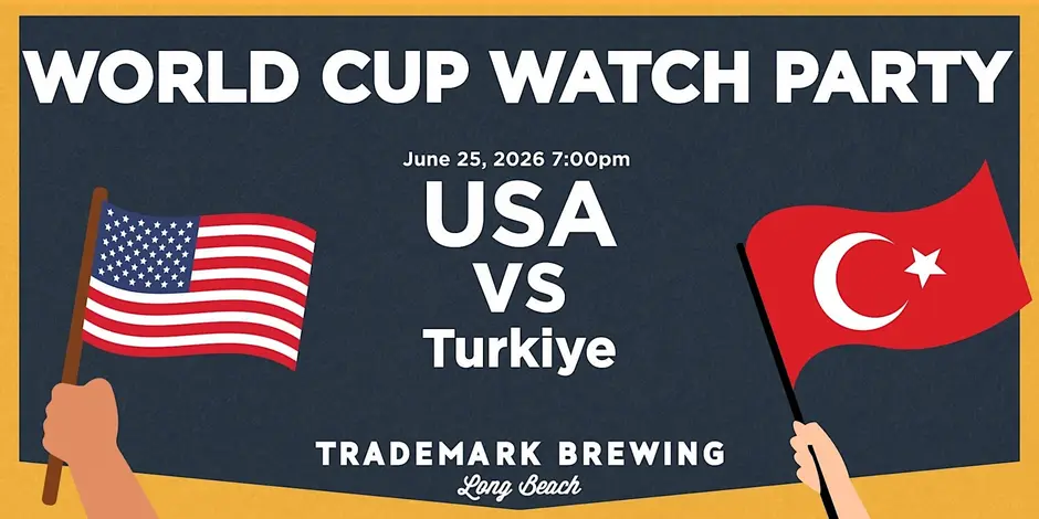 World Cup Watch Party: USA vs Turkiye at Trademark Brewing