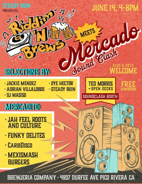 Riddim ‘N Brews meets Mercado Sound Clash at Brewjeria
