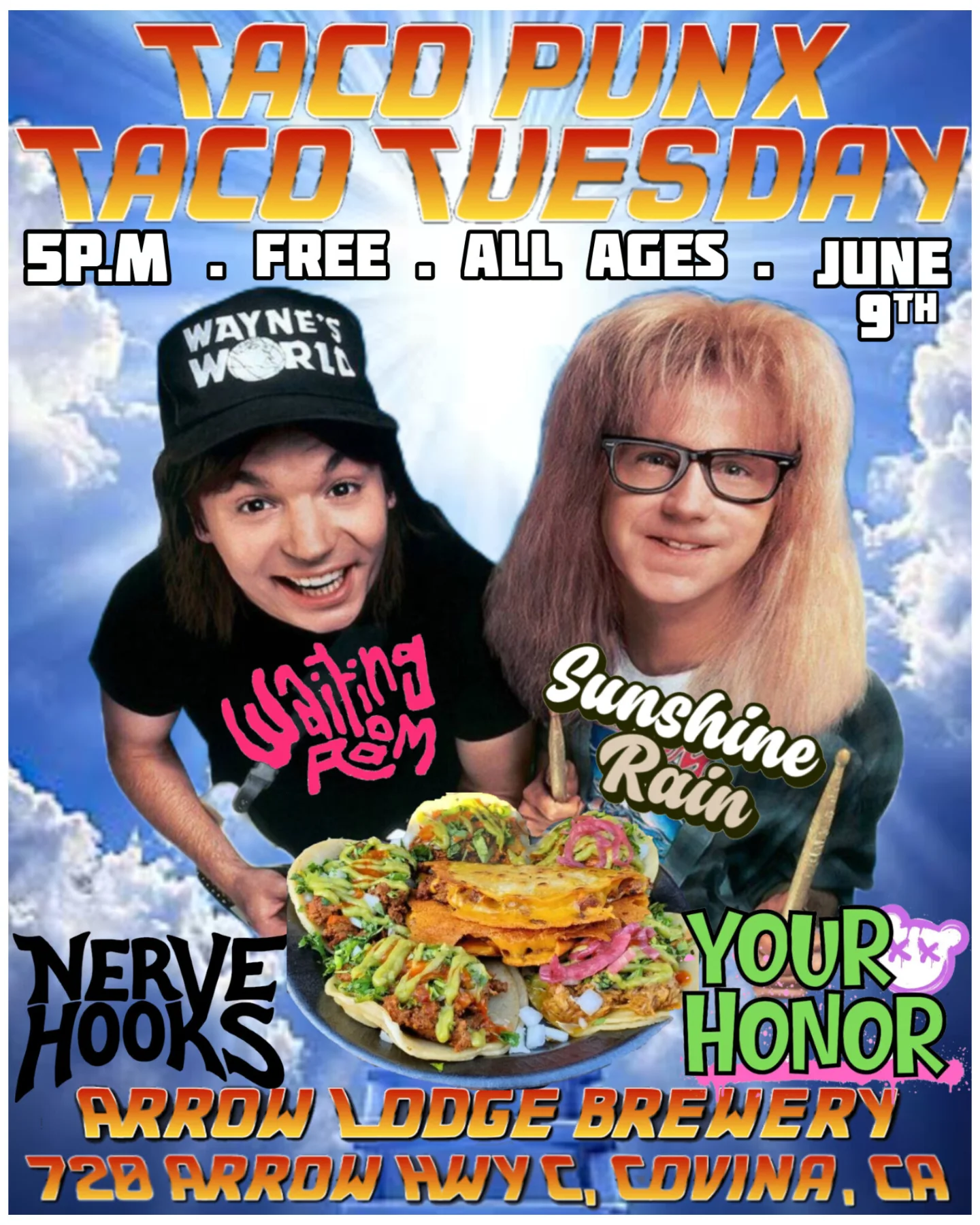 Taco Punx Taco Tuesday at Arrow Lodge Covina