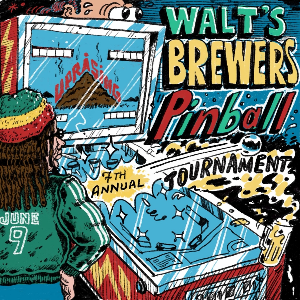 Brewer’s Pinball Tournament at Walt's Bar