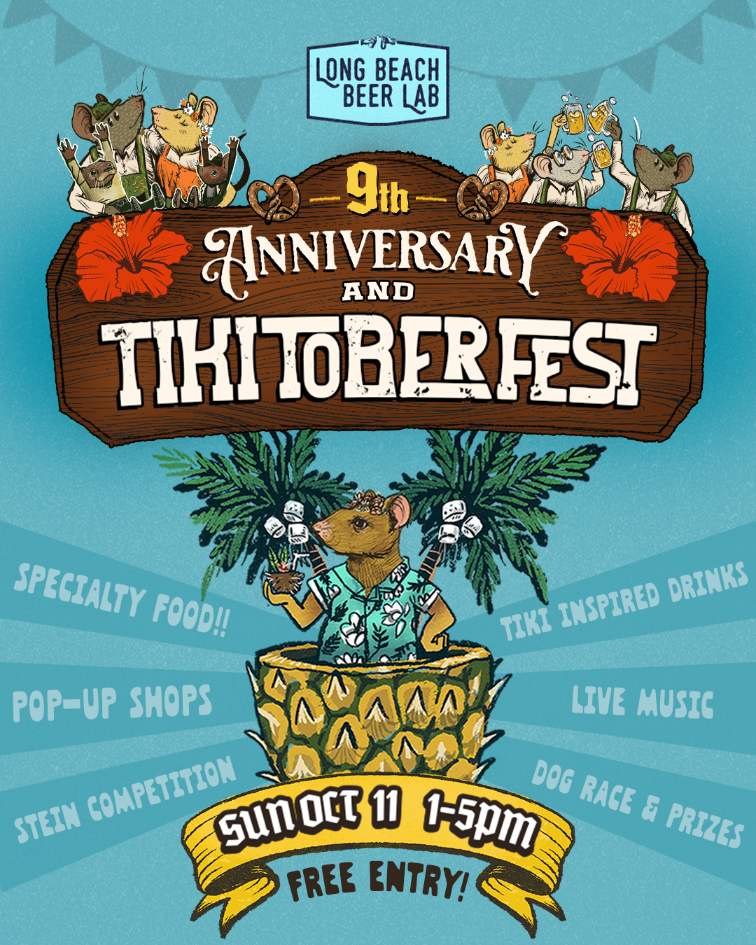 Tikitoberfest at Long Beach Beer Lab