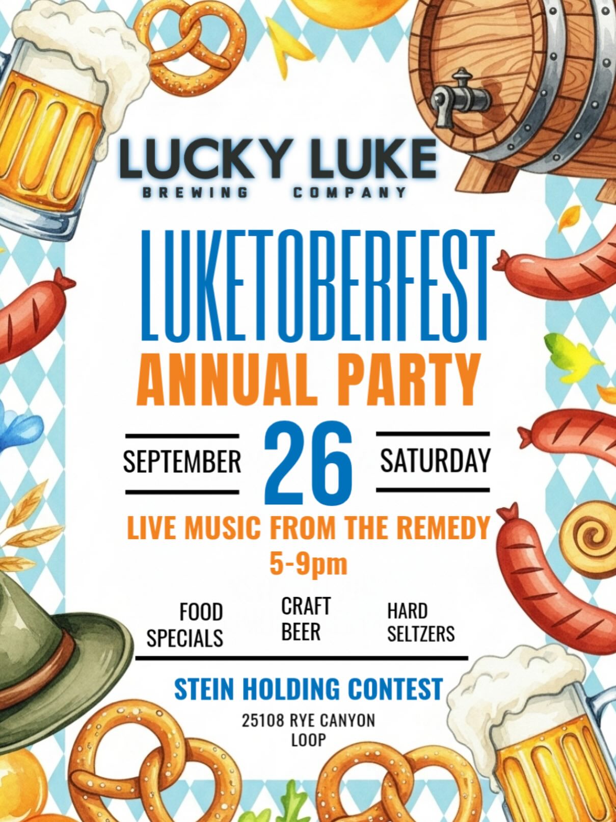 Luketoberfest at Lucky Luke Brewing Santa Clarita